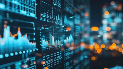 Analyzing financial investment plan in relation to economic growth. Global network data banking analytics