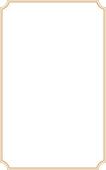Wall Mural - decorative frame, vertical border template with 10x16 aspect ratio for 11:17 aspect ratio poster des