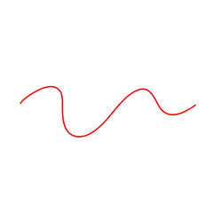 Thread Illustration. Red Thread Illustration 