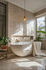 Wall Mural - Luxury modern bathroom interior