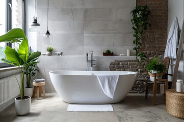 Wall Mural - Modern bathroom interior