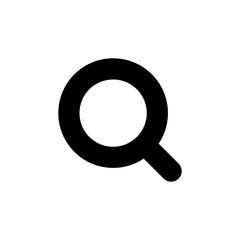 Leinwandbilder - search icon button - magnifying glass loupe sign symbol, magnifier icon. web vector icon