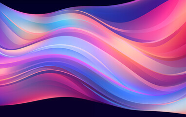 Wall Mural - colorful curve abstract background,created with generative ai tecnology.