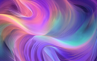 Wall Mural - colorful curve abstract background,created with generative ai tecnology.