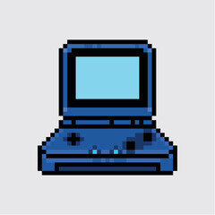 game console retro portable pixel art