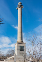 The Rumsey Monument On A Winter Day, Shepherdstown SWest Virginia USA