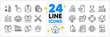 Icons set of Game console, Money and Sale offer line icons pack for app with Shirt, Cursor, Incubator thin outline icon. Winner podium, Report, Phosphorus mineral pictogram. Vector
