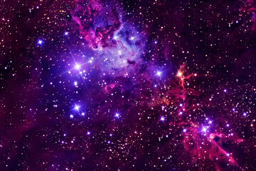 Wall Mural - cosmic nebula in deep space. elements of this image furnished by nasa