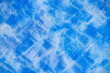 canvas print picture - Abstrakter blauer Hintergrund mit Aquarellfarbe und Textur