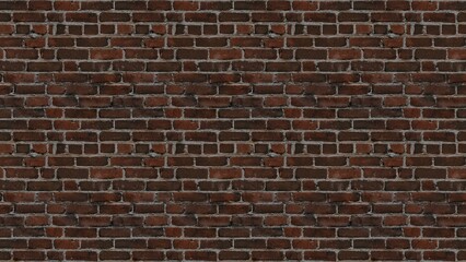 Poster - Texture material background Red Brick 1