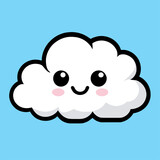 Fototapeta Pokój dzieciecy - cute cloud