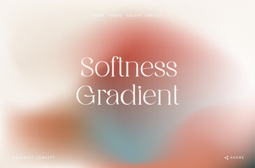 Wall Mural - trendy gradient mesh blurred fluid wave background abstract liquid. soft earth pastel color design f