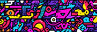 © Mik Saar - Colorful doodle background