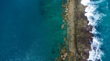 Sticker - Praia do francês - Foto de drone 