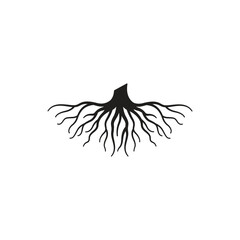 Wall Mural - root icon vector