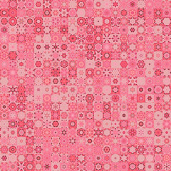 Poster - Vintage style seamless pattern background.