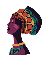 Sticker - gele nigerian traditional