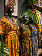 A Black-Owned Fashion Boutique Showcasing Designs That Blend Traditional African Textiles With Modern Trends