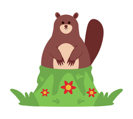 Sticker - groundhog wildlife animal