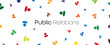 Public Relations card on white background
