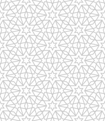 Wall Mural - Islamic background with traditional style arabic. Seamless pattern for card, background, fabric or abstract design. Muslim ornament.