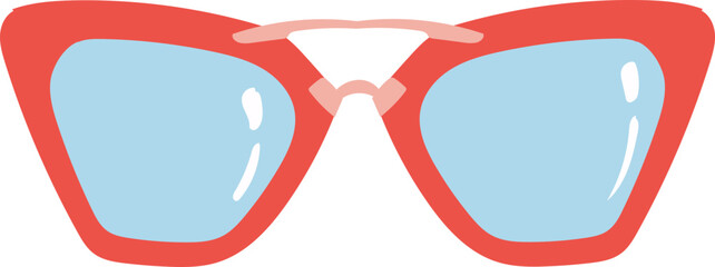 Sticker - sunglasses vactor illustration