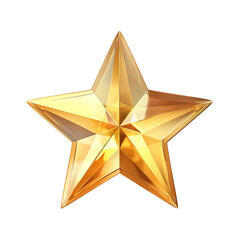 Wall Mural - golden star cut out