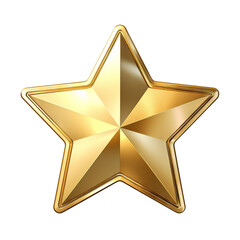 Wall Mural - golden star cut out
