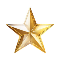 Wall Mural - golden star cut out