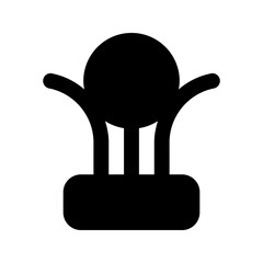 Poster - trophy glyph icon