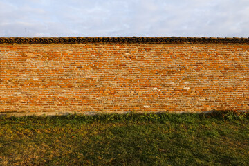 Wall brick vision detail landscape old texture