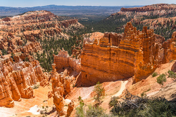 Wall Mural - Scenic view from Sunset Point, Bryce Canyon National Park 