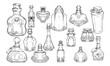 © nikagraphic - perfume and potion handdrawn collection