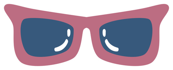 Sticker - sunglass vector illustration