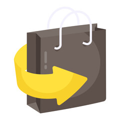 Poster - Parcel Return vector icons

