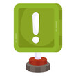 © Vectorslab - Trendy design icon of caution board