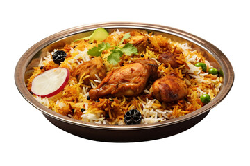 Wall Mural - Biryani, transparent background, isolated image, generative AI