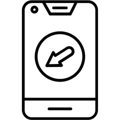 Sticker - Smartphone Icon