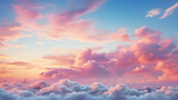 Fototapeta Zachód słońca - sunset sky with clouds