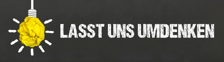 Poster - Lasst uns umdenken	