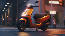 Scooter At Night