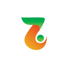 Poster - Z letter medical symbol logo design