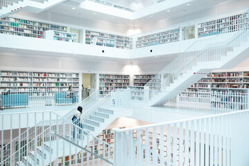 Stuttgart public Library - interiors