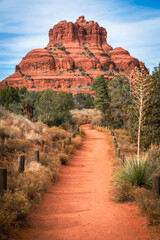 Wall Mural - Hiking trail to Bell Rock in Sedona Arizona