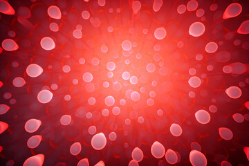 Wall Mural - red circle pattern background image.