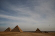 Panoramic view of the Giza Pyramids