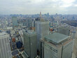 A view of Shinjuku skyscrapers from the Metropolitan Government Building in Tokyo, Japan
