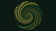 Abstract spiral sunburst round spinning background. 
