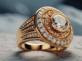 ring with diamonds