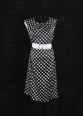 Wall Mural - polka dress on a mannequin